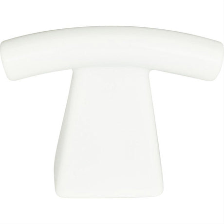 Atlas Homewares 305-WG Fulcrum Knob 1-1/2" White Gloss