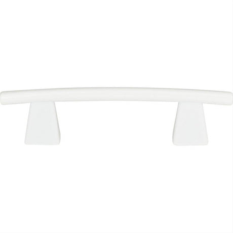 Atlas Homewares 306-WG Fulcrum Pull 3" Center to Center White Gloss