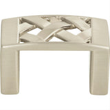 Atlas Homewares 309-BRN Lattice Knob 1-5/8" Brushed Nickel