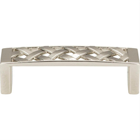 Atlas Homewares 310-PN Lattice Pull 3" Center to Center Polished Nickel