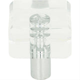 Atlas Homewares 3145-CH Optimism Square Knob 1-1/4" Polished Chrome