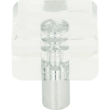 Atlas Homewares 3145-CH Optimism Square Knob 1-1/4" Polished Chrome