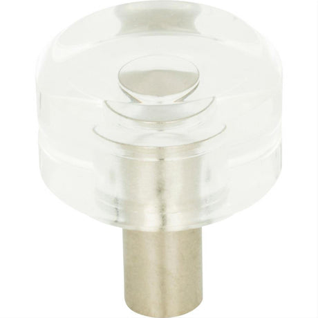 Atlas Homewares 3146-BRN Optimism Round Knob 1-3/16" Brushed Nickel