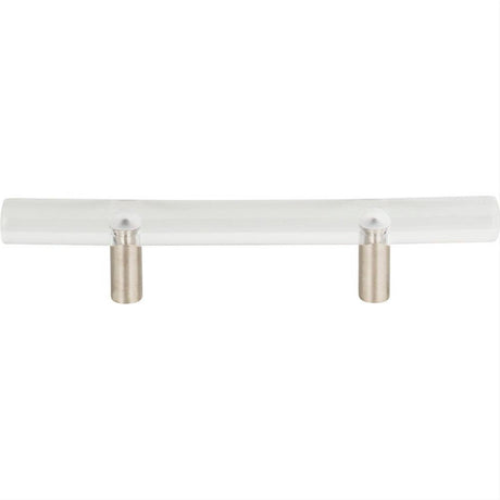 Atlas Homewares 3147-BRN Optimism Rail Pull 3" Center to Center Brushed Nickel