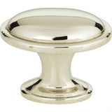 Atlas Homewares 316-PN Austen Oval Knob 1-5/16" Polished Nickel