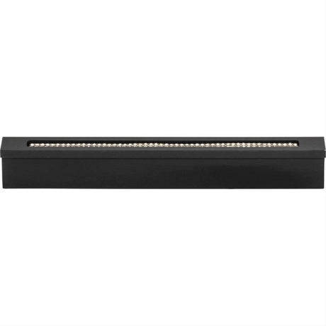 Atlas Homewares 3201-BL Crystal Bar Inset Thin Pull 3-3/4" Center to Center Matte Black