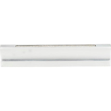 Atlas Homewares 3202-MC Crystal Inset Thin Pull 5-1/16" Center to Center Matte Chrome