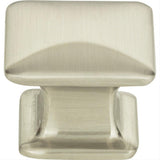 Atlas Homewares 322-BRN Alcott Square Knob 1-1/4" Brushed Nickel
