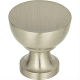 Atlas Homewares 328-BRN Shelley Round Knob 1-1/4" Brushed Nickel