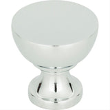 Atlas Homewares 328-CH Shelley Round Knob 1-1/4" Polished Chrome