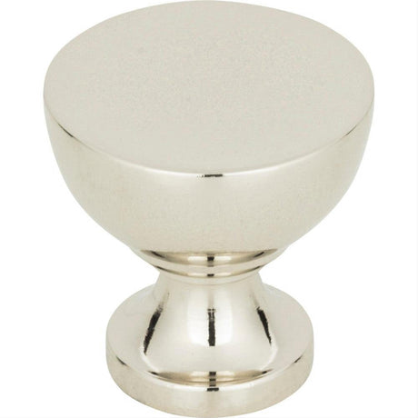 Atlas Homewares 328-PN Shelley Round Knob 1-1/4" Polished Nickel