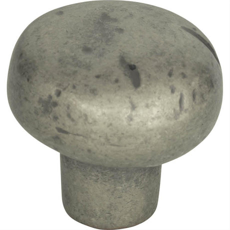 Atlas Homewares 331-P Distressed Round Knob 1-3/8" Pewter