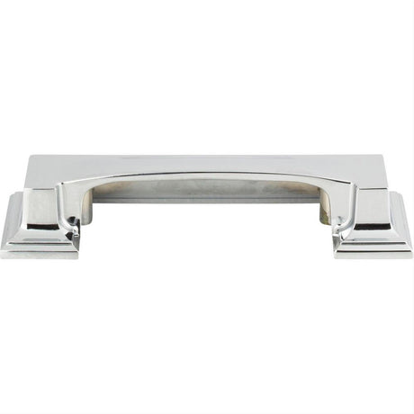 Atlas Homewares 339-CH Sutton Place Cup Pull 3" Center to Center Polished Chrome