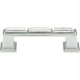 Atlas Homewares 341-CH Legacy Crystal Pull 3" Center to Center Polished Chrome