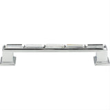 Atlas Homewares 342-CH Legacy Crystal Pull 5-1/16" Center to Center Polished Chrome