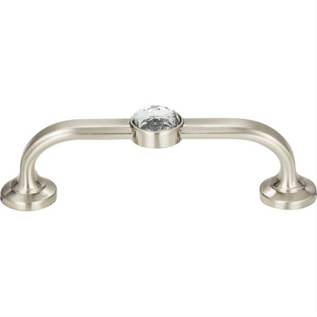 Atlas Homewares 344-BRN Legacy Crystal Bracelet Pull 3" Center to Center Brushed Nickel