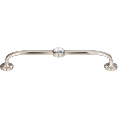 Atlas Homewares 345-BRN Legacy Crystal Bracelet Pull 5-1/16" Center to Center Brushed Nickel
