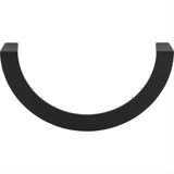 Atlas Homewares 355-BL Roundabout Pull 5-1/16" Center to Center Matte Black