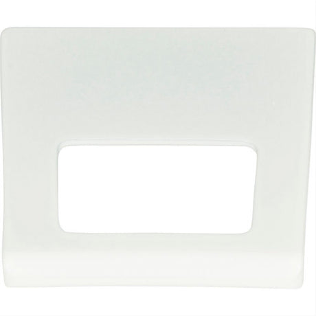 Atlas Homewares 362-WG Mid Century Tab Pull 1-1/4" Center to Center White Gloss