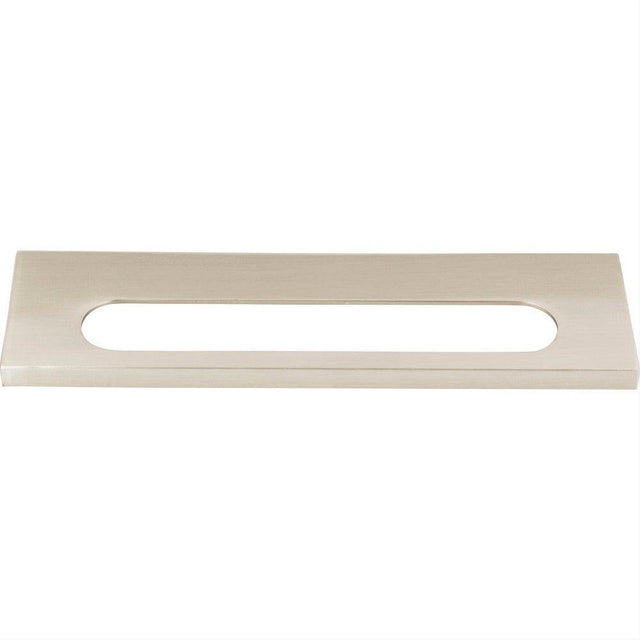 Atlas Homewares 365-BRN Modern Square Edge Tab Pull 5-1/16" Center to Center Brushed Nickel