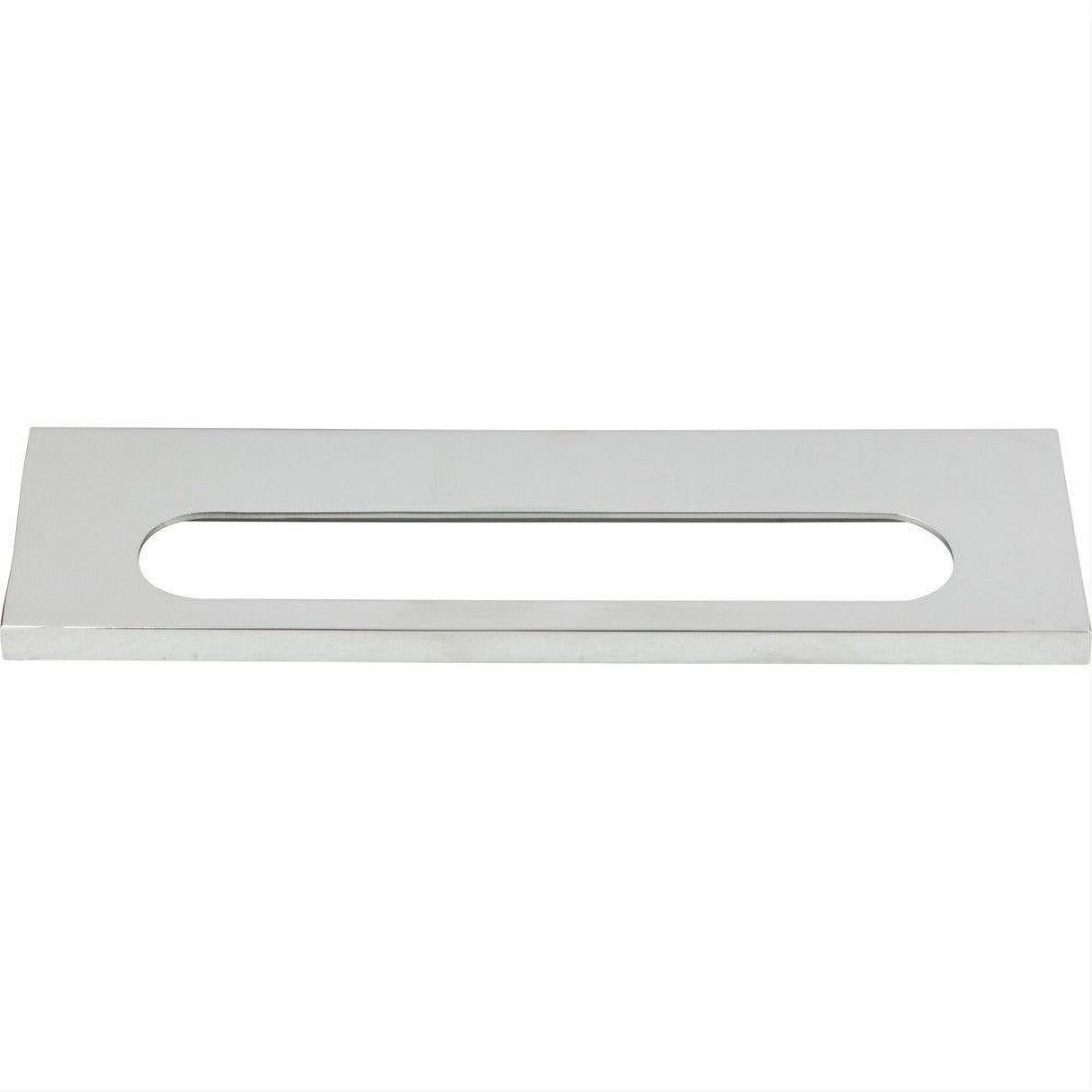 Atlas Homewares 365-CH Modern Square Edge Tab Pull 5-1/16" Center to Center Polished Chrome