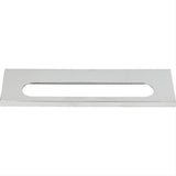 Atlas Homewares 365-CH Modern Square Edge Tab Pull 5-1/16" Center to Center Polished Chrome