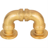 Atlas Homewares 366-UB Steam Punk Finger Pull 1-5/16" Center to Center Vintage Brass