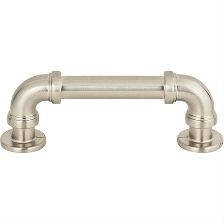 Atlas Homewares 367-BRN Steam Punk Pull 3" Center to Center Brushed Nickel