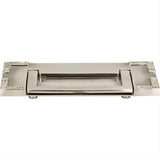 Atlas Homewares 380-BRN Campaign L-Bracket Drop Pull 3" Brushed Nickel