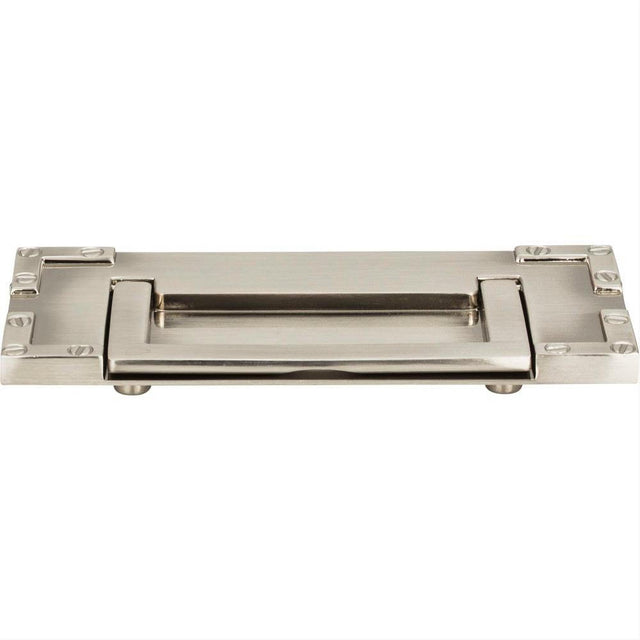 Atlas Homewares 380-BRN Campaign L-Bracket Drop Pull 3" Brushed Nickel