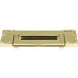 Atlas Homewares 380-PB Campaign L-Bracket Drop Pull 3" Polished Brass