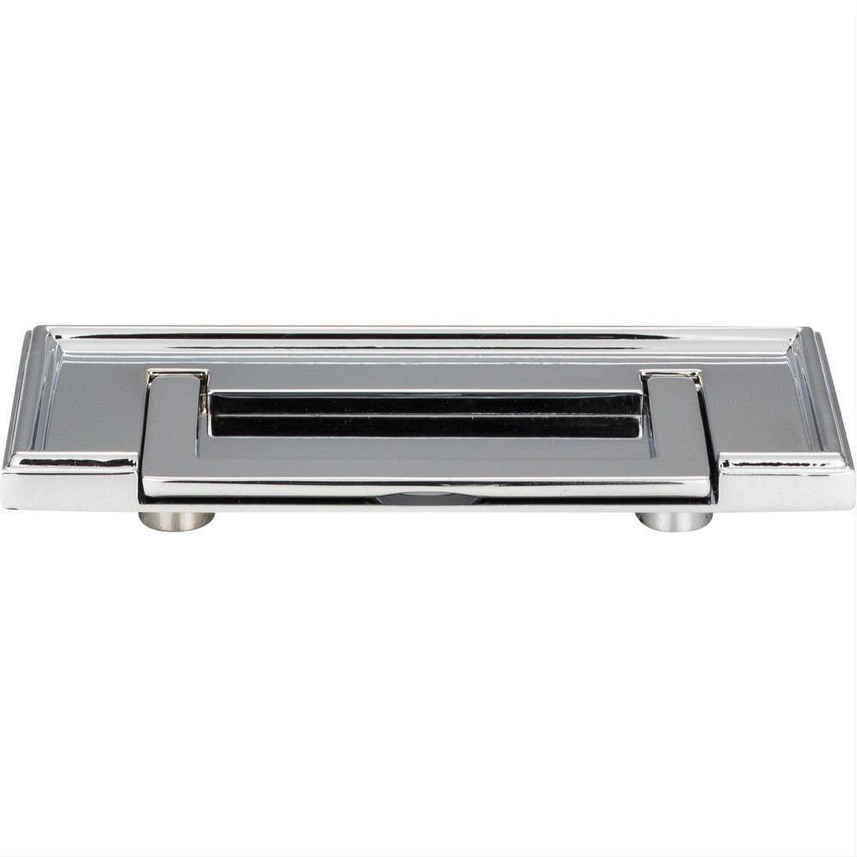 Atlas Homewares 381-CH Campaign Rope Drop Pull 3" Polished Chrome