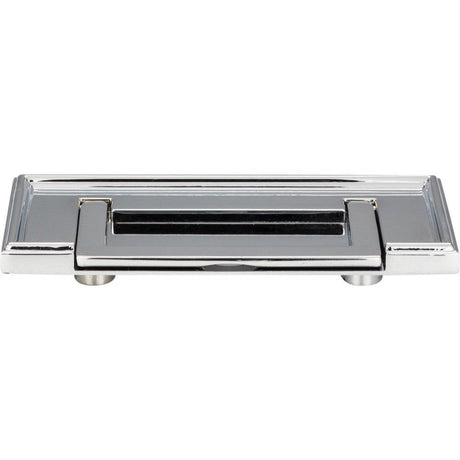 Atlas Homewares 381-CH Campaign Rope Drop Pull 3" Polished Chrome