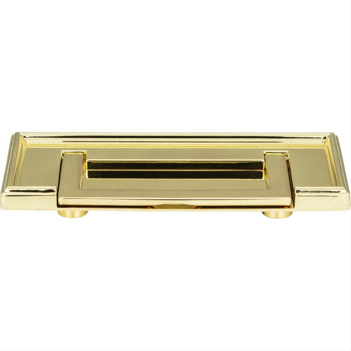 Atlas Homewares 381-PB Campaign Rope Drop Pull 3" Polished Brass