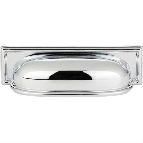 Atlas Homewares 383-CH Campaign Rope Cup Pull 3-3/4" Polished Chrome