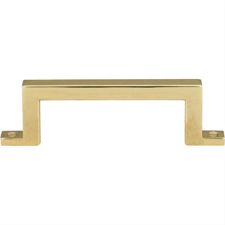 Atlas Homewares 384-PB Campaign Bar Pull 3" Polished Brass