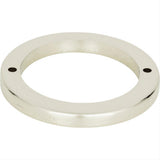 Atlas Homewares 390-PN Tableau Round Base 2-1/2" Backplate Polished Nickel