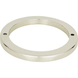 Atlas Homewares 391-PN Tableau Round Base 3" Backplate Polished Nickel
