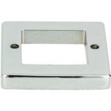 Atlas Homewares 392-CH Tableau Square Base 1-7/16" Backplate Polished Chrome
