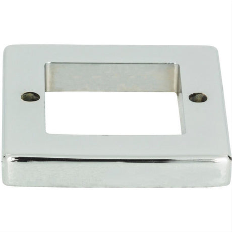 Atlas Homewares 392-CH Tableau Square Base 1-7/16" Backplate Polished Chrome