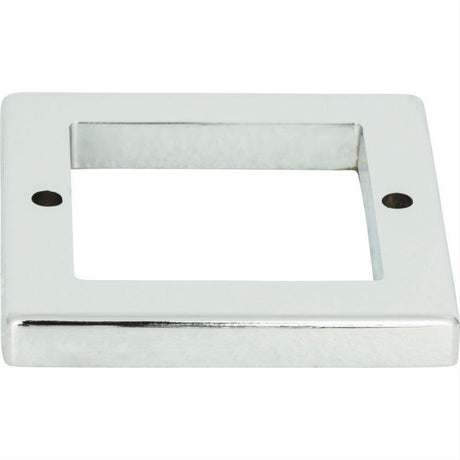 Atlas Homewares 393-CH Tableau Square Base 1-13/16" Backplate Polished Chrome