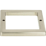 Atlas Homewares 394-BN Tableau Square Base 2-1/2" Backplate Brushed Nickel