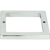 Atlas Homewares 394-CH Tableau Square Base 2-1/2" Backplate Polished Chrome