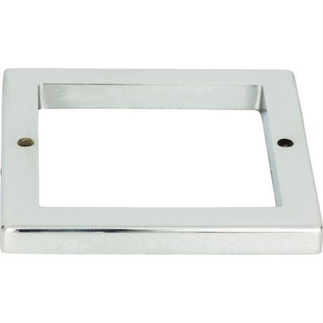 Atlas Homewares 394-CH Tableau Square Base 2-1/2" Backplate Polished Chrome