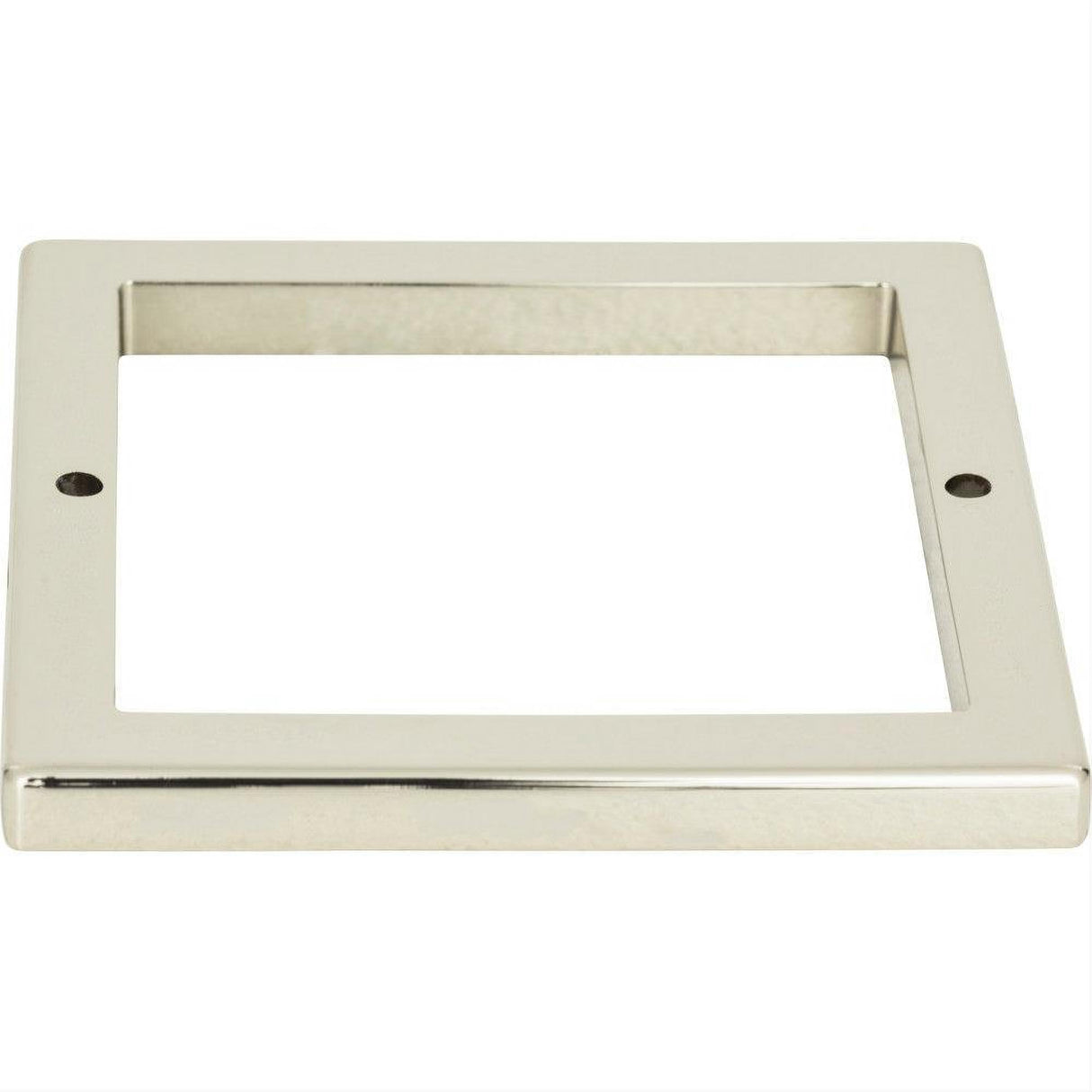 Atlas Homewares 395-PN Tableau Square Base 3" Backplate Polished Nickel
