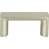 Atlas Homewares 400-BN Tableau Squared Pull 1 7/16 Inch Center to Center Brushed Nickel