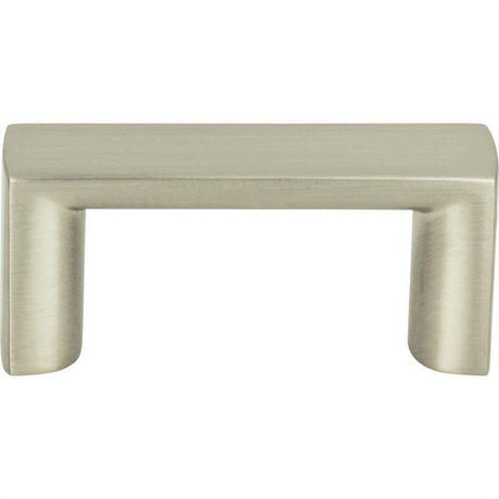 Atlas Homewares 400-BN Tableau Squared Pull 1 7/16 Inch Center to Center Brushed Nickel