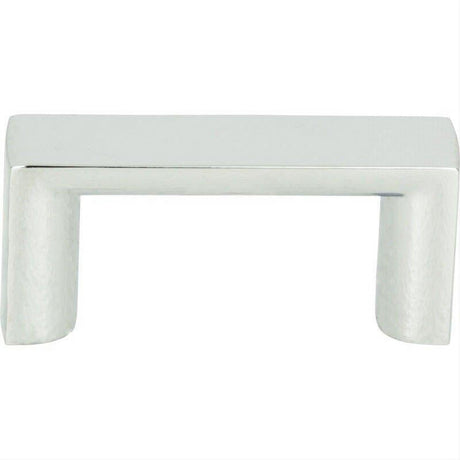 Atlas Homewares 400-CH Tableau Squared Pull 1 7/16 Inch Center to Center Polished Chrome