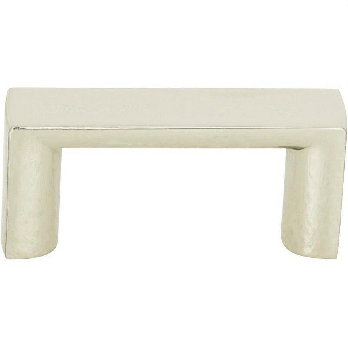 Atlas Homewares 400-PN Tableau Squared Pull 1 7/16 Inch Center to Center Polished Nickel