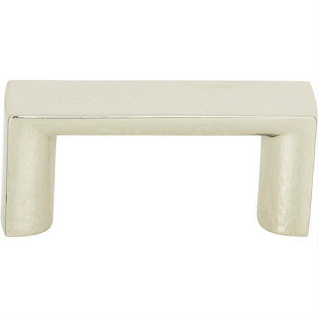 Atlas Homewares 400-PN Tableau Squared Pull 1 7/16 Inch Center to Center Polished Nickel